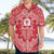 Red Paisley Hawaiian Shirt Skull Gangster - Wonder Print Shop