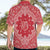 Red Paisley Hawaiian Shirt Skull Gangster - Wonder Print Shop