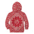 Red Paisley Kid Hoodie Skull Gangster - Wonder Print Shop