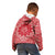 Red Paisley Kid Hoodie Skull Gangster - Wonder Print Shop