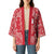 Red Paisley Kimono Skull Gangster - Wonder Print Shop
