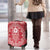 Red Paisley Luggage Cover Skull Gangster - Wonder Print Shop
