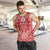 Red Paisley Men Tank Top Skull Gangster - Wonder Print Shop