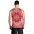 Red Paisley Men Tank Top Skull Gangster - Wonder Print Shop