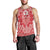 Red Paisley Men Tank Top Skull Gangster - Wonder Print Shop