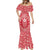 Red Paisley Mermaid Dress Skull Gangster - Wonder Print Shop