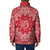Red Paisley Padded Jacket Skull Gangster - Wonder Print Shop