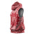 Red Paisley Sleeveless Hoodie Skull Gangster - Wonder Print Shop