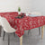Red Paisley Tablecloth Skull Gangster - Wonder Print Shop
