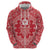 Red Paisley Zip Hoodie Skull Gangster - Wonder Print Shop