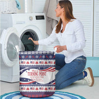 This is The Turning Point Laundry Basket Patriotic American - Wonder Print Shop