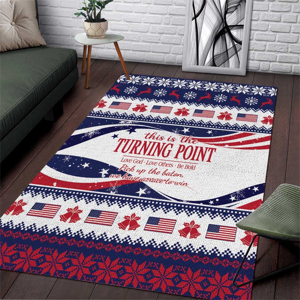 This is The Turning Point Area Rug Patriotic American - Wonder Print Shop