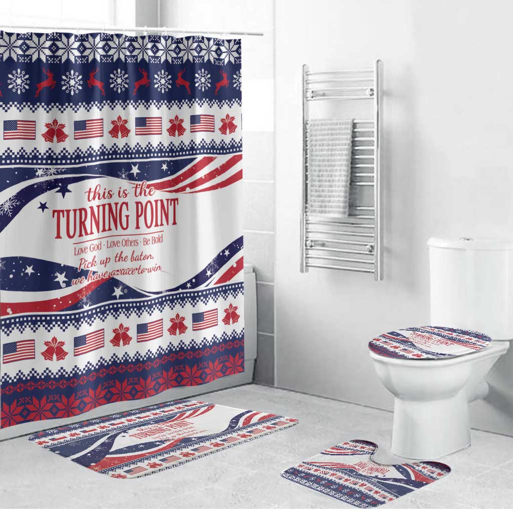 This is The Turning Point Bathroom Set Patriotic American - Wonder Print Shop