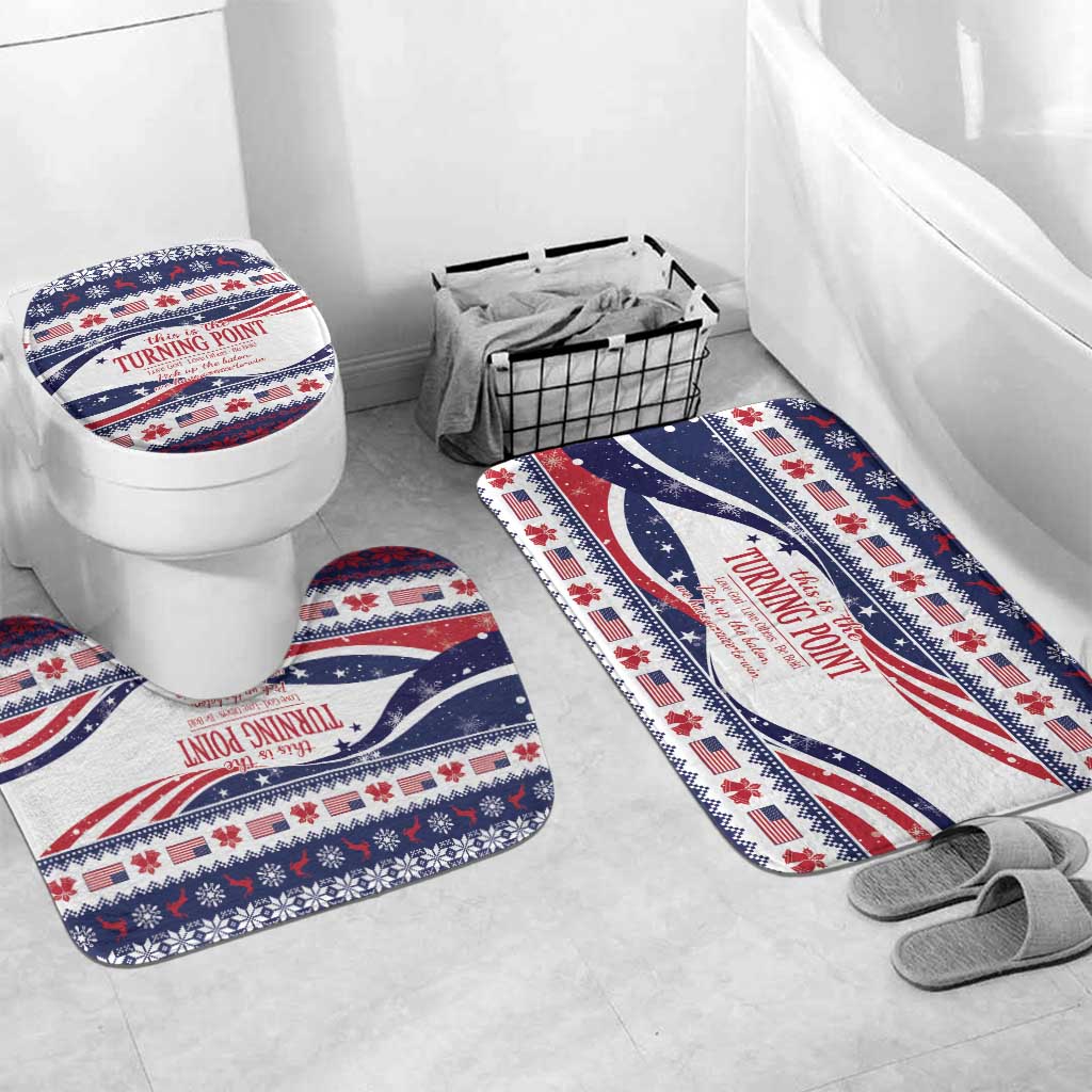 This is The Turning Point Bathroom Set Patriotic American - Wonder Print Shop