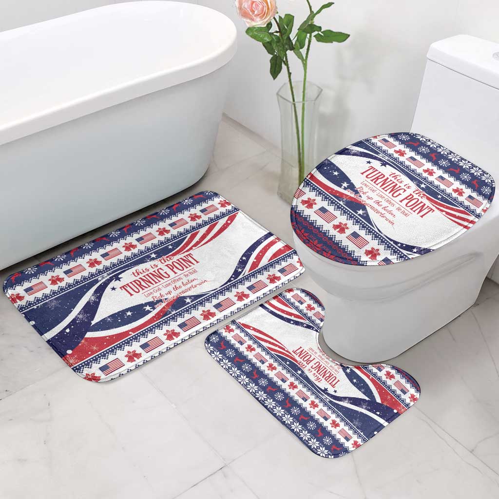 This is The Turning Point Bathroom Set Patriotic American - Wonder Print Shop