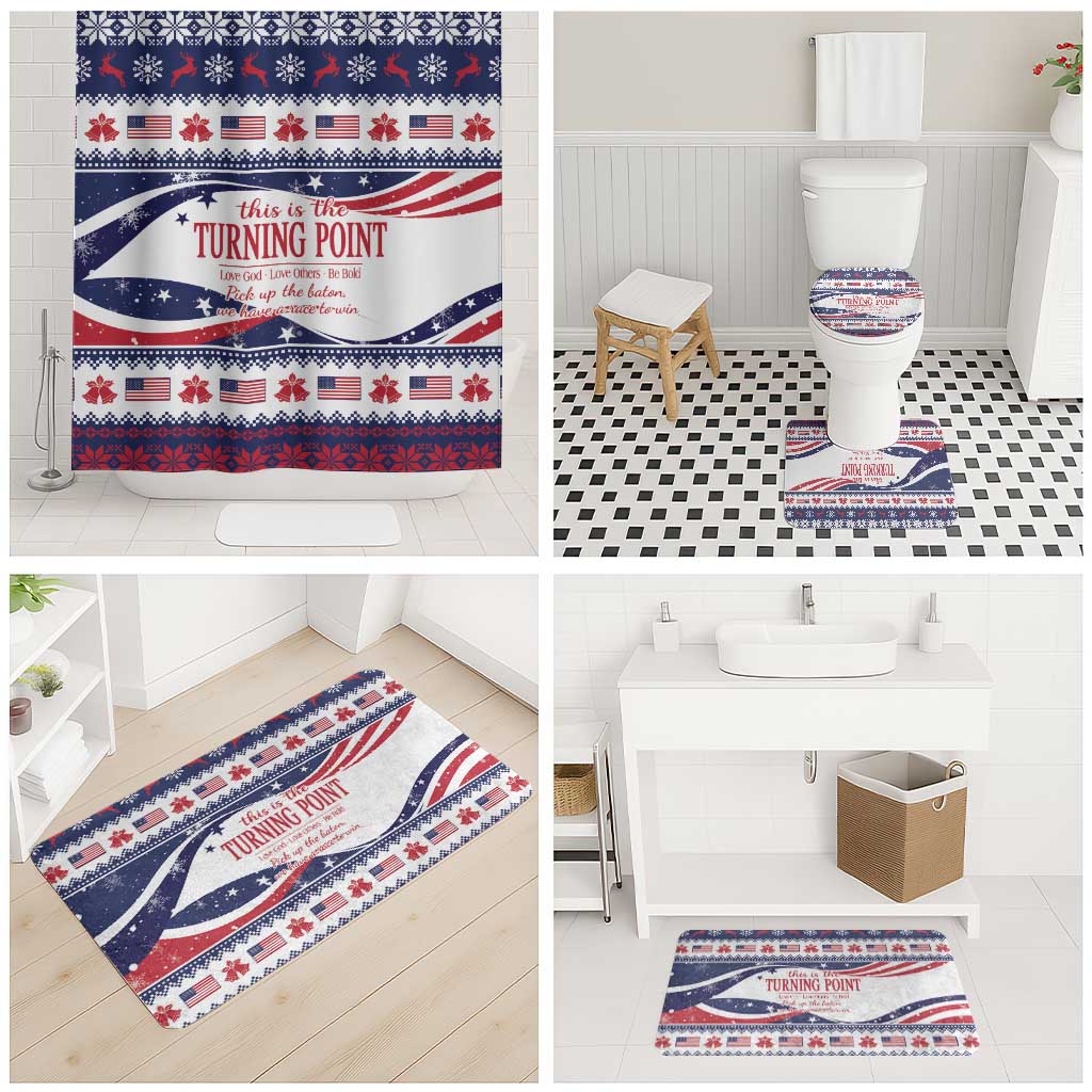 This is The Turning Point Bathroom Set Patriotic American - Wonder Print Shop