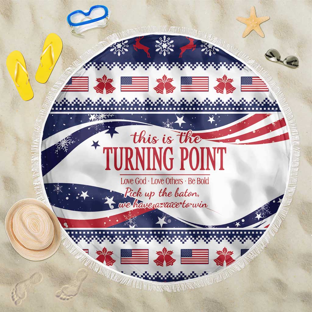 This is The Turning Point Beach Blanket Patriotic American - Wonder Print Shop