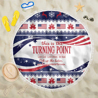 This is The Turning Point Beach Blanket Patriotic American - Wonder Print Shop