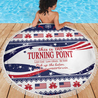 This is The Turning Point Beach Blanket Patriotic American - Wonder Print Shop