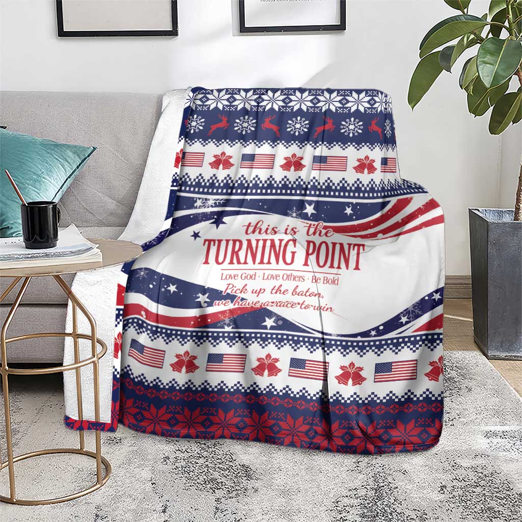 This is The Turning Point Blanket Patriotic American - Wonder Print Shop