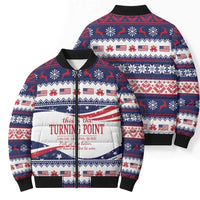 This is The Turning Point Bomber Puffer Jacket Patriotic American - Wonder Print Shop