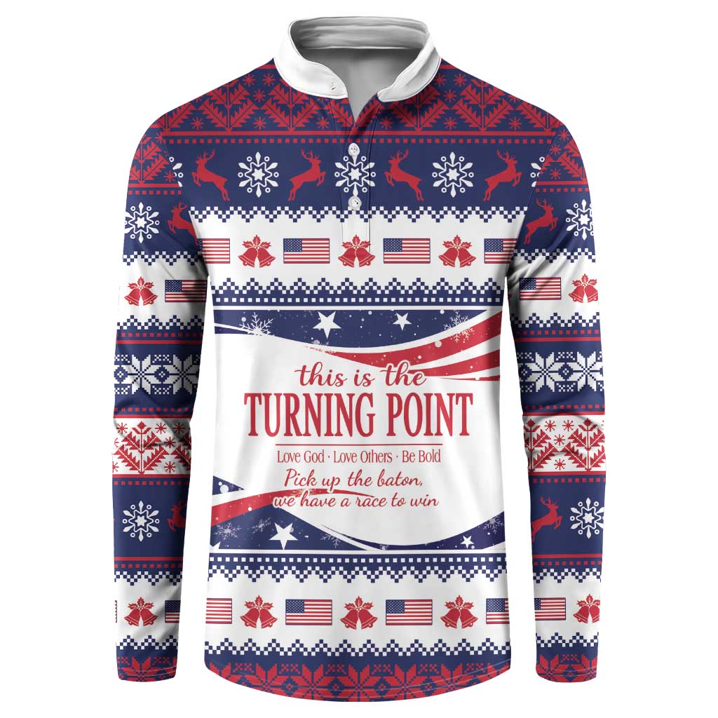 This is The Turning Point Button Sweatshirt Patriotic American - Wonder Print Shop