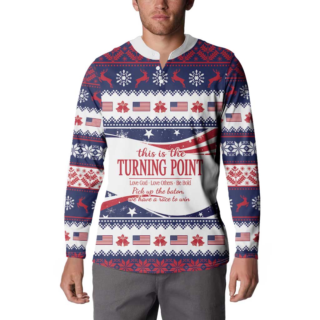 This is The Turning Point Button Sweatshirt Patriotic American - Wonder Print Shop