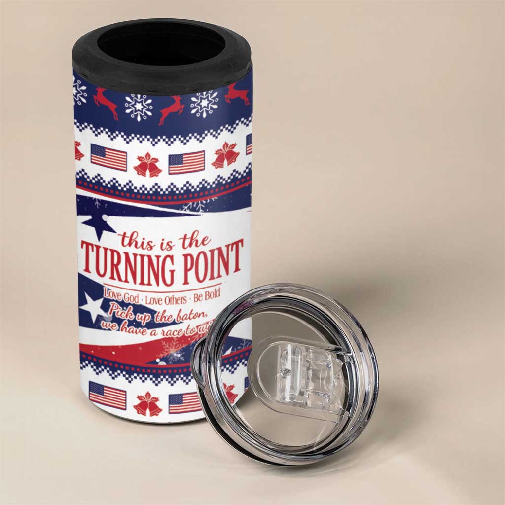 This is The Turning Point 4 in 1 Can Cooler Tumbler Patriotic American - Wonder Print Shop