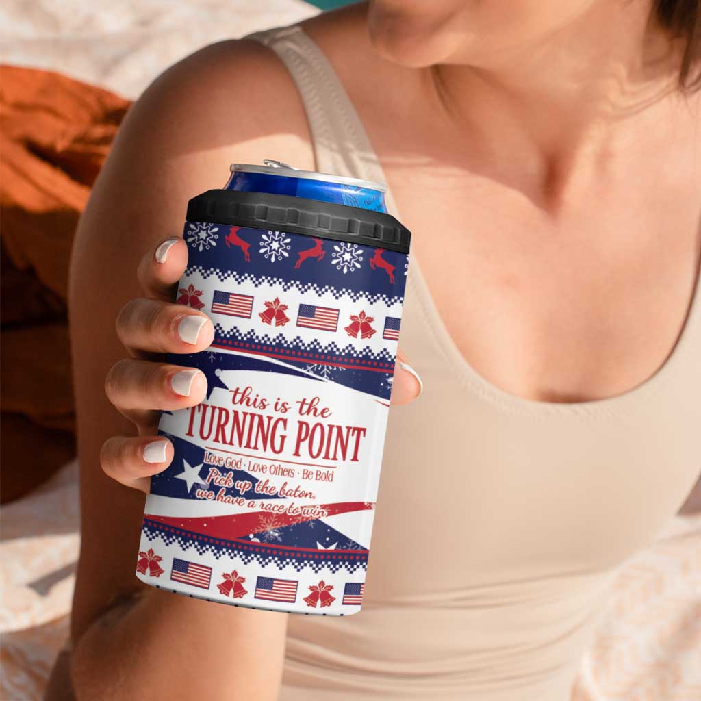This is The Turning Point 4 in 1 Can Cooler Tumbler Patriotic American - Wonder Print Shop