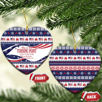 This is The Turning Point Ceramic Ornament Patriotic American - Wonder Print Shop