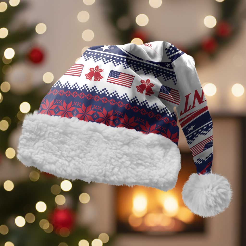 This is The Turning Point Christmas Santa Hat Patriotic American - Wonder Print Shop