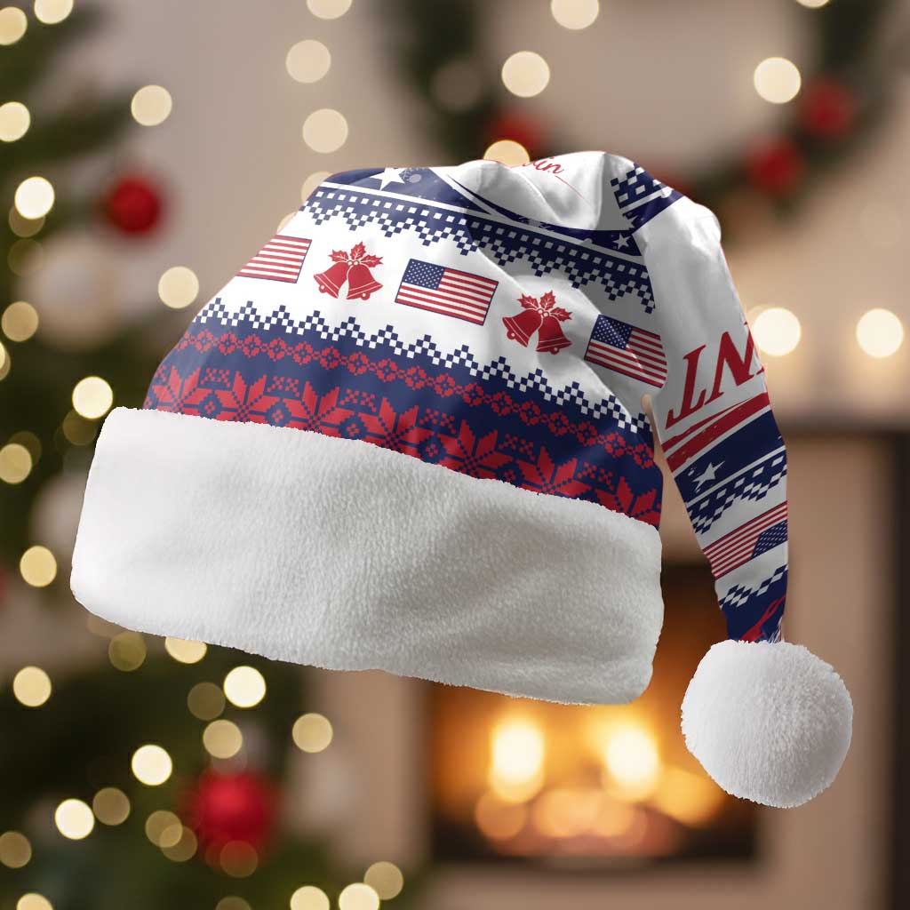 This is The Turning Point Christmas Santa Hat Patriotic American - Wonder Print Shop