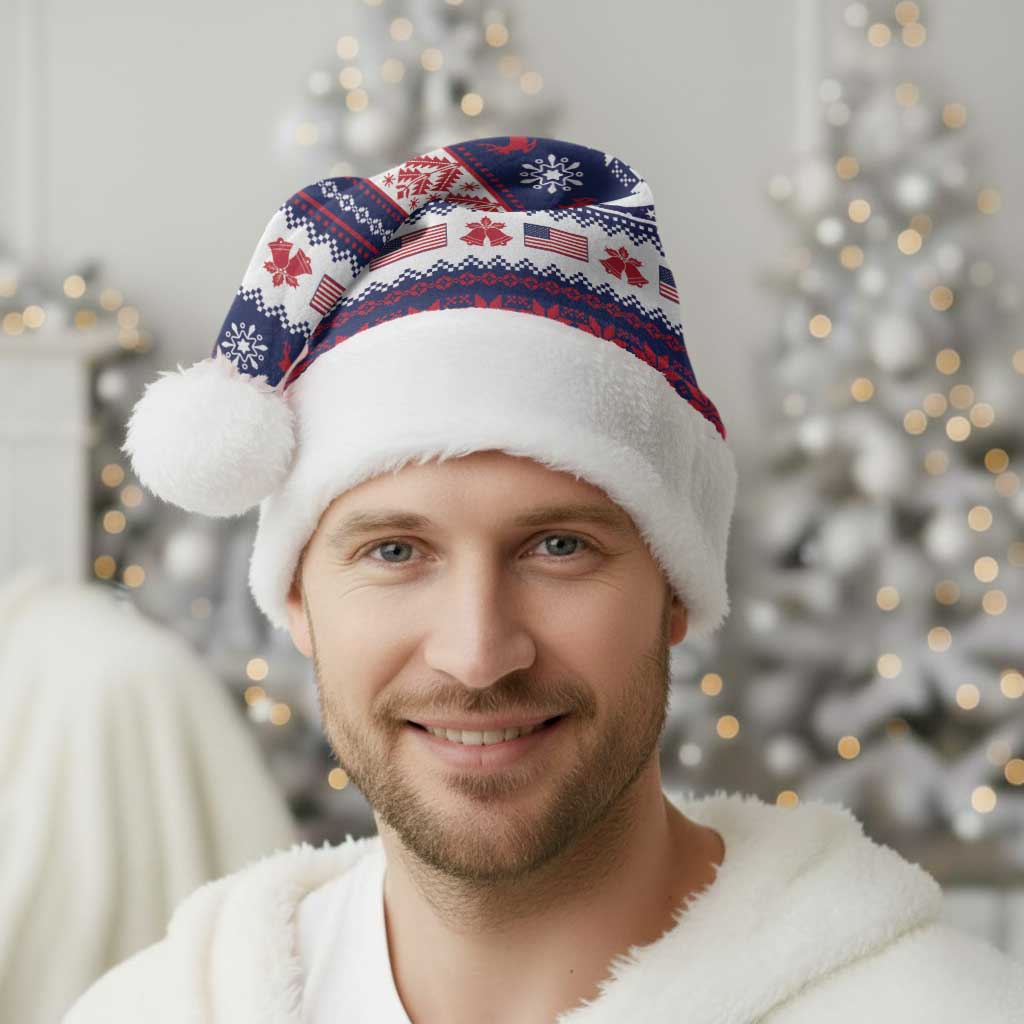 This is The Turning Point Christmas Santa Hat Patriotic American - Wonder Print Shop