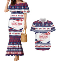 This is The Turning Point Couples Matching Mermaid Dress and Hawaiian Shirt Patriotic American - Wonder Print Shop