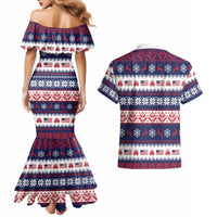 This is The Turning Point Couples Matching Mermaid Dress and Hawaiian Shirt Patriotic American - Wonder Print Shop