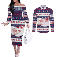 This is The Turning Point Couples Matching Off The Shoulder Long Sleeve Dress and Long Sleeve Button Shirt Patriotic American - Wonder Print Shop