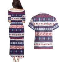 This is The Turning Point Couples Matching Puletasi and Hawaiian Shirt Patriotic American - Wonder Print Shop