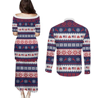 This is The Turning Point Couples Matching Puletasi and Long Sleeve Button Shirt Patriotic American - Wonder Print Shop