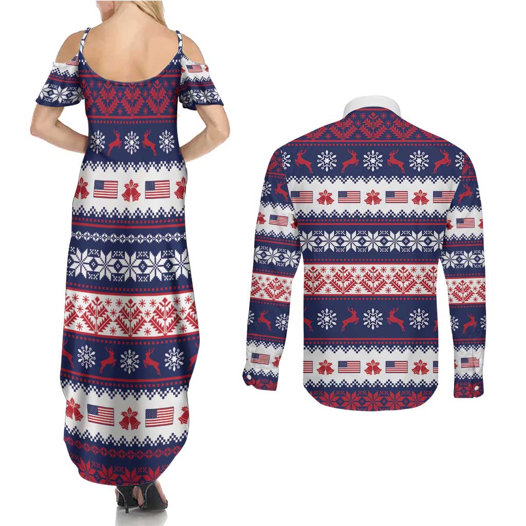 This is The Turning Point Couples Matching Summer Maxi Dress and Long Sleeve Button Shirt Patriotic American - Wonder Print Shop
