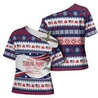 This is The Turning Point Cross Shoulder Shirt Patriotic American - Wonder Print Shop
