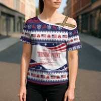 This is The Turning Point Cross Shoulder Shirt Patriotic American - Wonder Print Shop