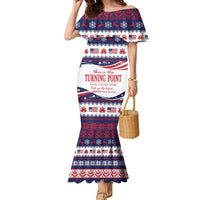 This is The Turning Point Family Matching Mermaid Dress and Hawaiian Shirt Patriotic American - Wonder Print Shop