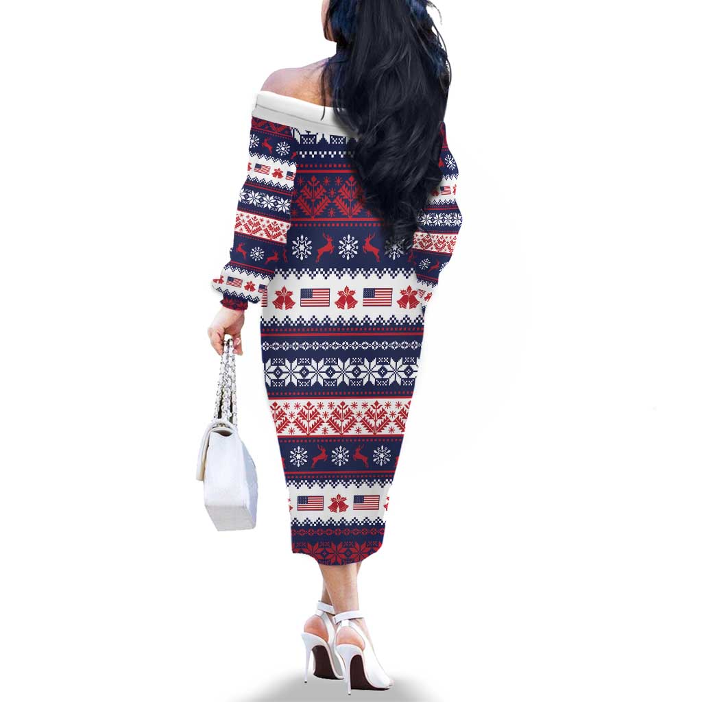This is The Turning Point Family Matching Off The Shoulder Long Sleeve Dress and Hawaiian Shirt Patriotic American - Wonder Print Shop