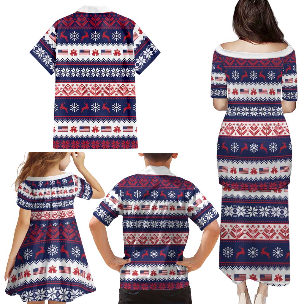 This is The Turning Point Family Matching Puletasi and Hawaiian Shirt Patriotic American - Wonder Print Shop