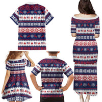 This is The Turning Point Family Matching Puletasi and Hawaiian Shirt Patriotic American - Wonder Print Shop