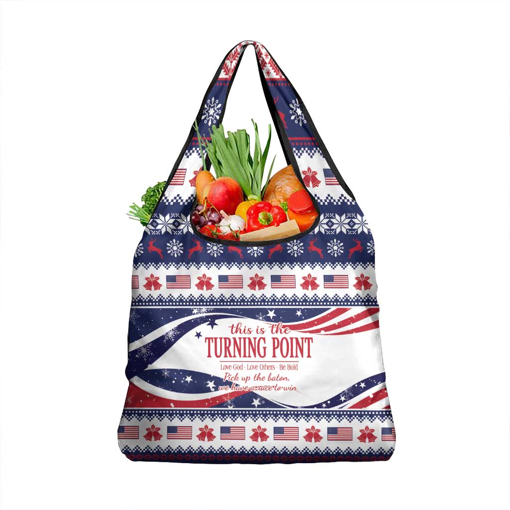 This is The Turning Point Grocery Bag Patriotic American - Wonder Print Shop