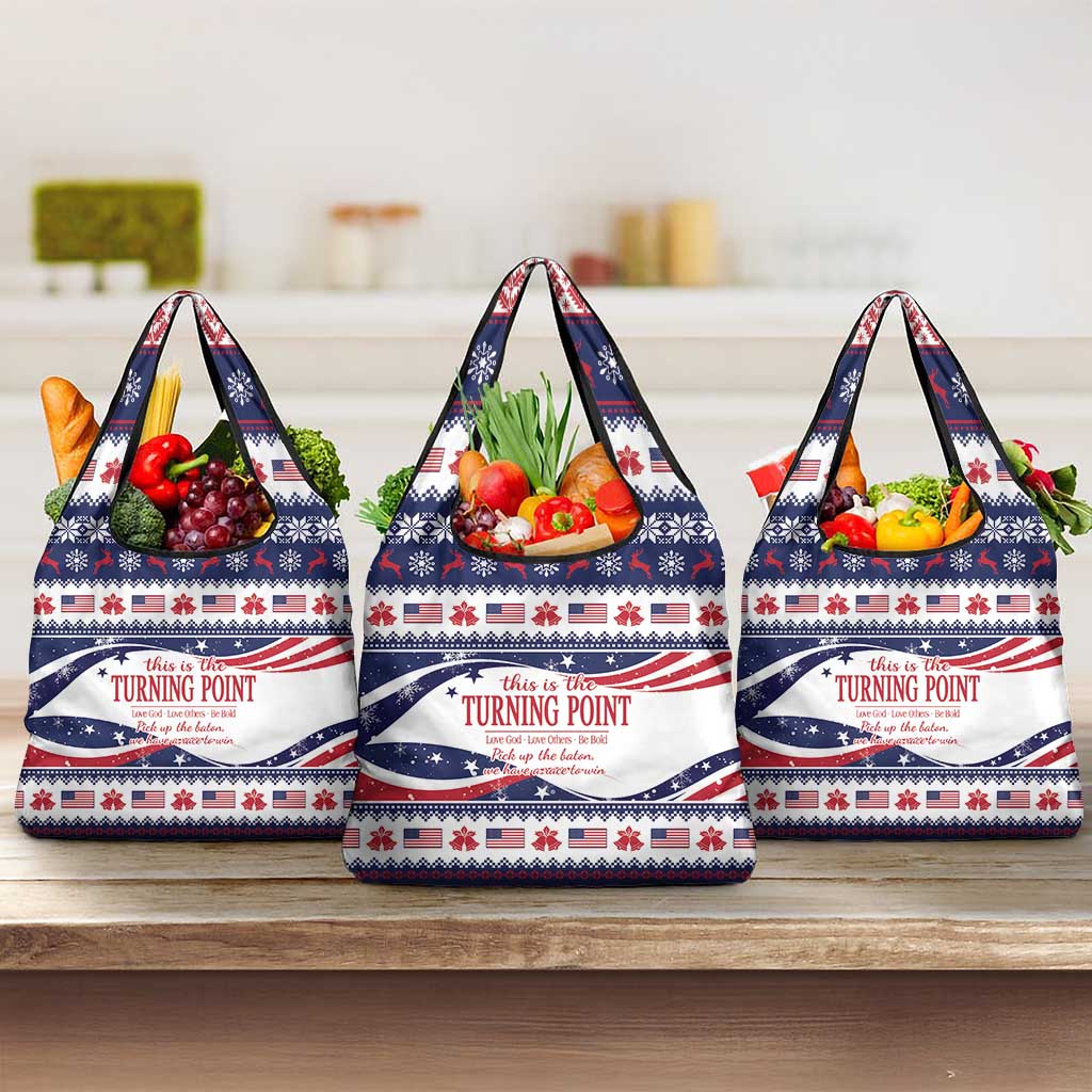 This is The Turning Point Grocery Bag Patriotic American - Wonder Print Shop