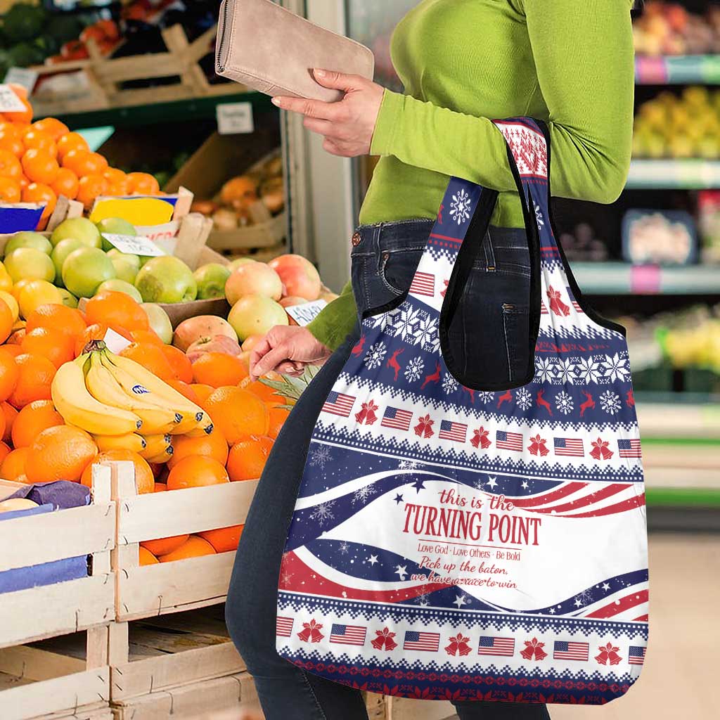 This is The Turning Point Grocery Bag Patriotic American - Wonder Print Shop