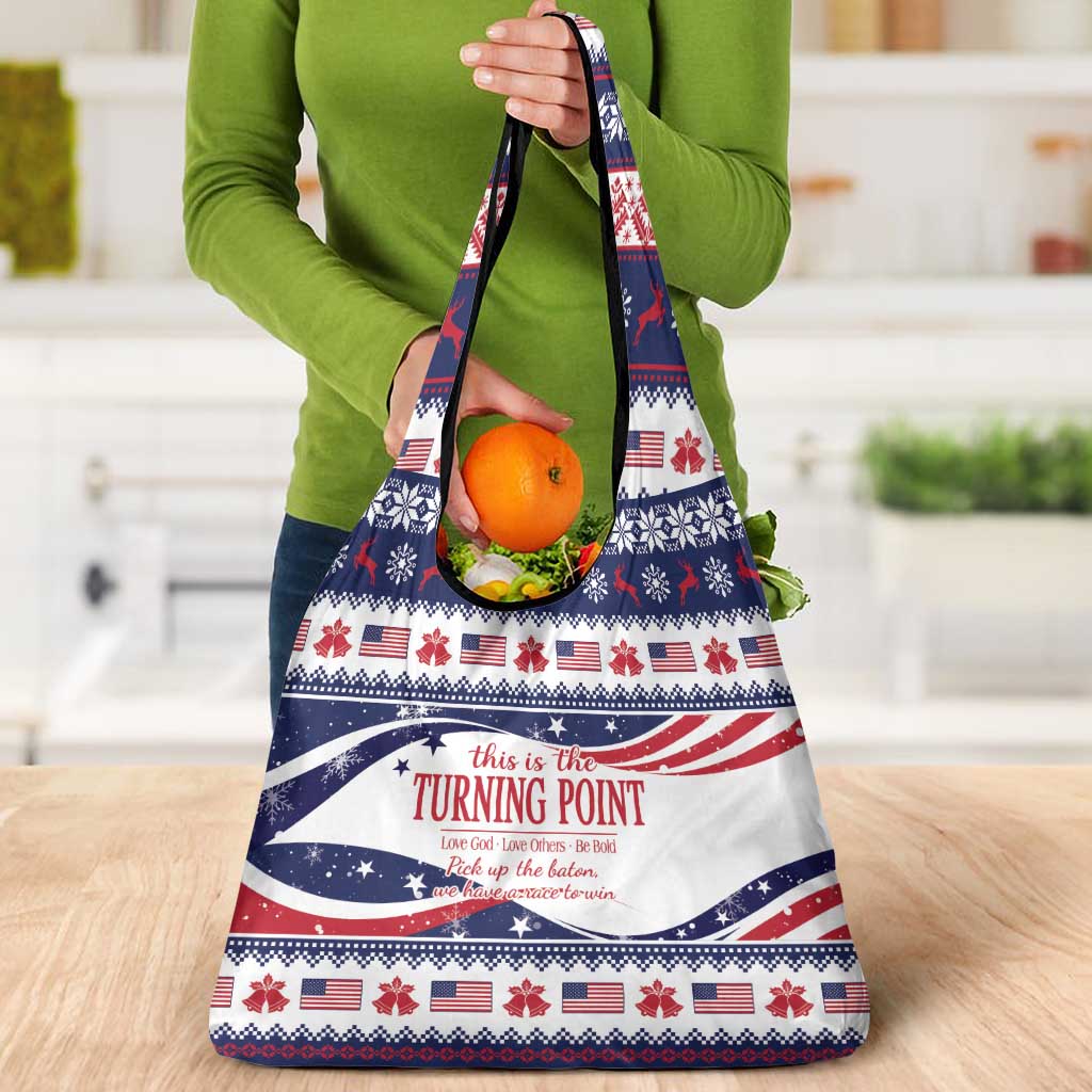 This is The Turning Point Grocery Bag Patriotic American - Wonder Print Shop