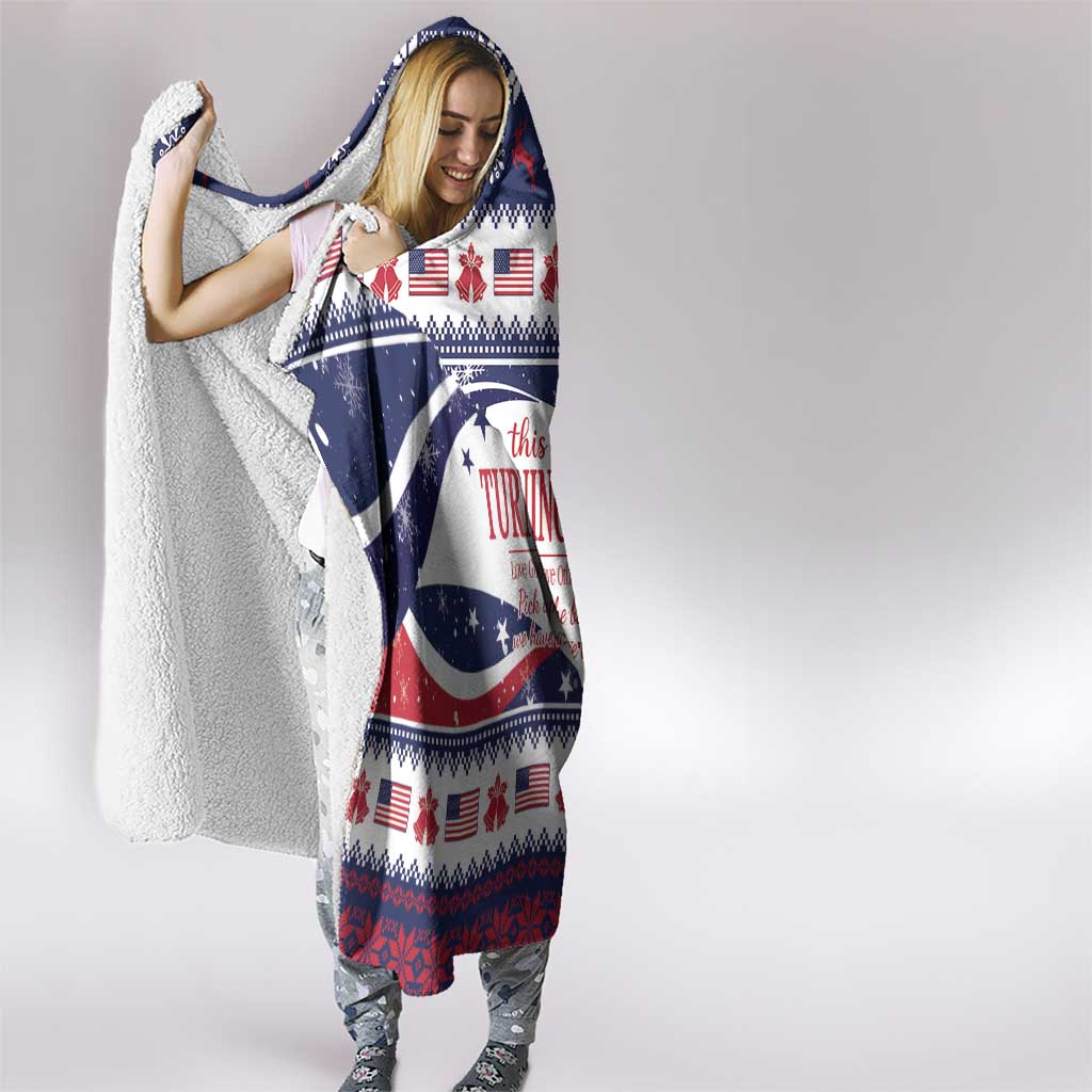 This is The Turning Point Hooded Blanket Patriotic American - Wonder Print Shop